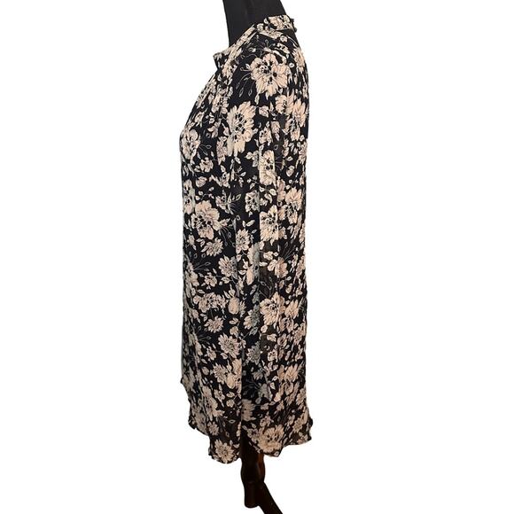 Astr Floral Long Sleeve Dress – Elegant Boho Midi - Picture 3 of 8